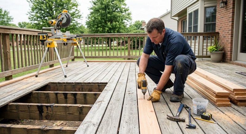 Deck Column Repair in Redmond, WA