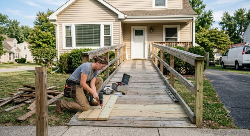 Handicap Ramp Replacement in Wilmington, NC
